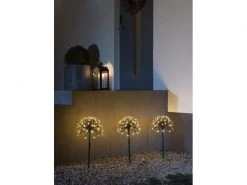 Konstsmide LED Spiessleuchte, 50 cm, Schwarz, 3er Set -Weihnachtsbeleuchtung Verkäufe 226412605 xxl
