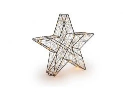 STT Tischdeko 3D Star Nero M, 28 cm