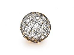 STT Tischdeko 3D Ball Nero M, Ø 20 cm