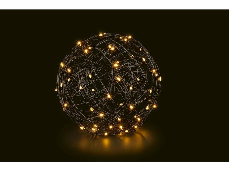 STT Tischdeko 3D Ball Nero M, Ø 20 cm 2 STT Tischdeko 3D Ball Nero M, Ø 20 cm – Bild 2