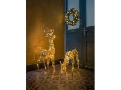 STT LED-Figur Rentier Floki, 64 cm, Gold -Weihnachtsbeleuchtung Verkäufe 230223063 xxl