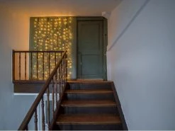 STT LED-Lichtervorhang Angel Hair, 256 LEDs, 1.6x1.6m, Schwarz -Weihnachtsbeleuchtung Verkäufe 230224300 xxl 1