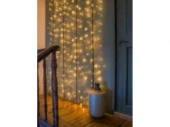STT LED-Lichtervorhang Angel Hair, 264 LEDs, 2 x 2.2 m, Schwarz -Weihnachtsbeleuchtung Verkäufe 230224304 xxl 2