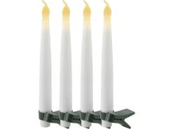 Sirius LED Baumkerze Caroline 4er Set, Weiss