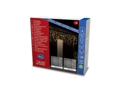 Konstsmide LED-Lichtervorhang Eisregen, 96 LED, 3 m, Outdoor