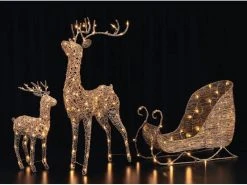 STT LED-Figur Rentier aus Rattan, 70 cm, Braun -Weihnachtsbeleuchtung Verkäufe 231143257 xxl