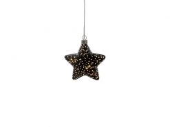 STT Fensterhänger Glamour Star S, Ø 12 cm, Schwarz