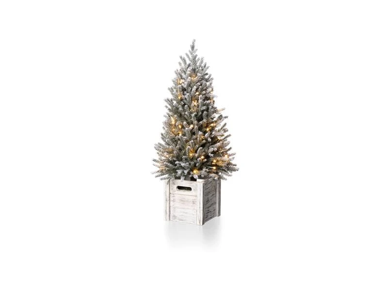 STT Weihnachtsbaum Snowy Tree klein Grün, 60 LED 2 STT Weihnachtsbaum Snowy Tree klein Grün, 60 LED – Bild 2