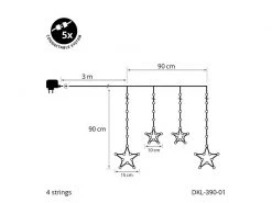 STT LED-Lichterkette Angel Star Curtain klein 56 LED -Weihnachtsbeleuchtung Verkäufe 231154197 xxl