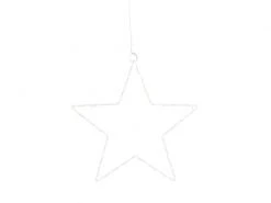 Sirius Fensterhänger Liva Stern, Weiss, 70 cm