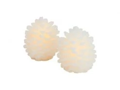 Sirius Tischdeko Clara Tannenzapfen, 2er-Set, 10 cm