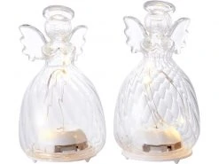 Sirius Tischdeko Wave Engel, 2-er Set, 8 cm