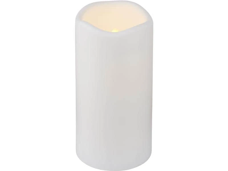 Sirius LED-Kerze Storm Outdoor, Ø 10 x 20 cm, Weiss 1 Sirius LED-Kerze Storm Outdoor, Ø 10 x 20 cm, Weiss