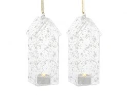 Sirius Hänger Romantic Haus, 2er Set, 18 cm