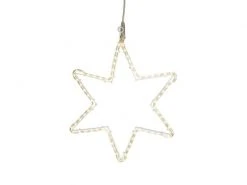 STT Fensterhänger Stern, 60 cm, Weiss