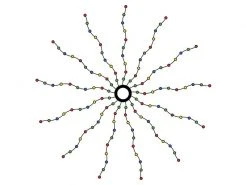 Sirius LED Baummantel Knirke, 2.4 m, 312 LEDs, Outdoor