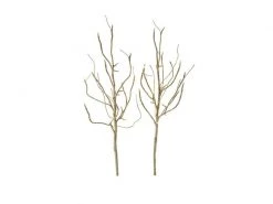 STT LED-Ast, 2er-Set, Gold, 75 cm