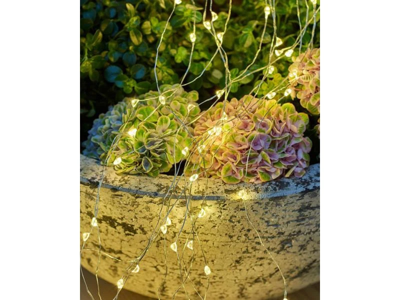 Sirius LED Lichterkette Angel Hair Maggie 1 m Diamant Silber 1 Sirius LED Lichterkette Angel Hair Maggie 1 m Diamant Silber