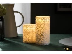 Pauleen LED-Kerzen Set Little Lilac, Ø 7.8 cm, Weiss, 2 Stk. -Weihnachtsbeleuchtung Verkäufe 52052887 xxl