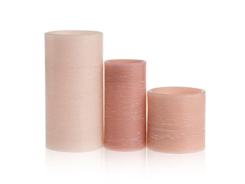 Pauleen LED-Kerzen Set Shine like a, Ø 7.5 cm/10 cm, Rosa, 3 Stk. 4 Pauleen LED-Kerzen Set Shine like a, Ø 7.5 cm/10 cm, Rosa, 3 Stk. – Bild 4