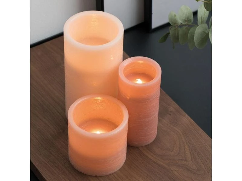 Pauleen LED-Kerzen Set Shine like a, Ø 7.5 cm/10 cm, Rosa, 3 Stk. 6 Pauleen LED-Kerzen Set Shine like a, Ø 7.5 cm/10 cm, Rosa, 3 Stk. – Bild 6