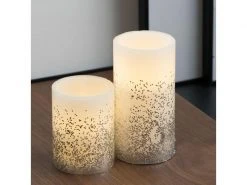 Pauleen LED-Kerzen Set Glowing Glitter, Ø7.6 cm, Silber/Weiss, 2 Stk -Weihnachtsbeleuchtung Verkäufe 52053251 xxl