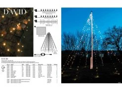 Sirius LED-Lichternetz David 2 x 2 m 200 LED, Outdoor -Weihnachtsbeleuchtung Verkäufe 52337627 xxl