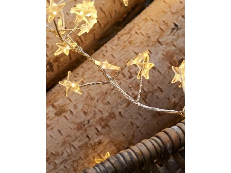 Sirius LED Lichterkette Angel Hair Trille 2 m Stern, Silber 3 Sirius LED Lichterkette Angel Hair Trille 2 m Stern, Silber – Bild 3