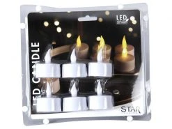 Star Trading LED Teelichter Set Chargeme Ø 4 cm x 2.1 cm, Weiss, 6 Stk -Weihnachtsbeleuchtung Verkäufe 53319232 xxl