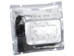 Star Trading LED Teelichter Set Chargeme Ø 4 cm x 2.1 cm, Weiss, 6 Stk -Weihnachtsbeleuchtung Verkäufe 53319235 xxl