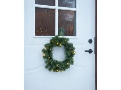 Star Trading LED-Weihnachtskranz ALASKA Ø 38 cm Grün, Outdoor -Weihnachtsbeleuchtung Verkäufe 53403040 xxl