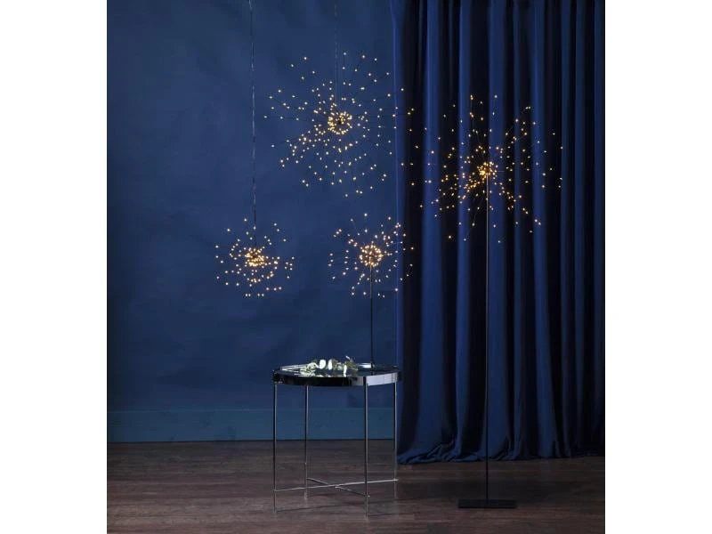 Star Trading Hänger Firework Lichterball, 50 cm, Schwarz 2 Star Trading Hänger Firework Lichterball, 50 cm, Schwarz – Bild 2