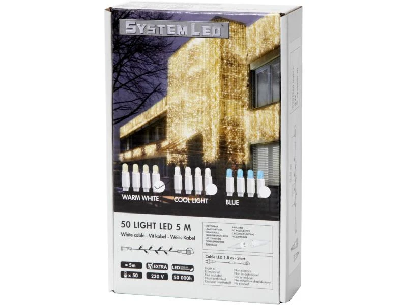 Star Trading Lichterkette Erweiterungssystem 24, 50 LED, 5 m 2 Star Trading Lichterkette Erweiterungssystem 24, 50 LED, 5 m – Bild 2