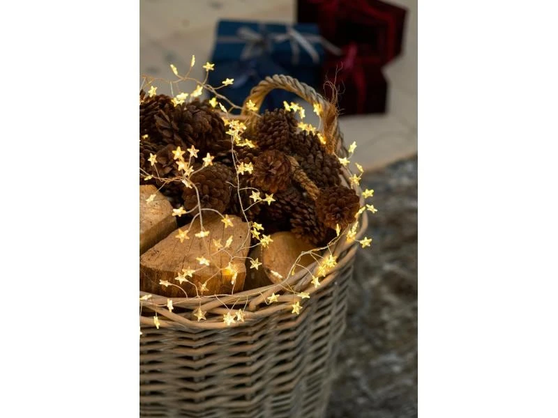 Sirius LED Lichterkette Angel Hair Trille 2 m Stern, Silber 5 Sirius LED Lichterkette Angel Hair Trille 2 m Stern, Silber – Bild 5