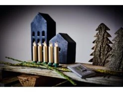 Lumix LED Baumkerze SuperLight Mini, Gold, 12er-Starter Set -Weihnachtsbeleuchtung Verkäufe 53911756 xxl