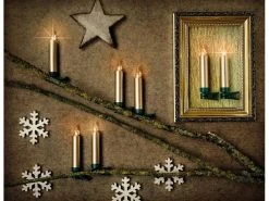 Lumix LED Baumkerze SuperLight Mini, Gold, 12er-Starter Set -Weihnachtsbeleuchtung Verkäufe 53911834 xxl