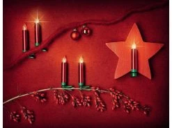 Lumix LED Baumkerze SuperLight Mini, Rot, 12er-Starter Set -Weihnachtsbeleuchtung Verkäufe 53912122 xxl