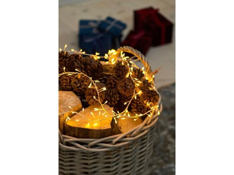 Sirius LED Lichterkette Angel Hair Knirke Cluster 2m, 160 LED 2 Sirius LED Lichterkette Angel Hair Knirke Cluster 2m, 160 LED – Bild 2