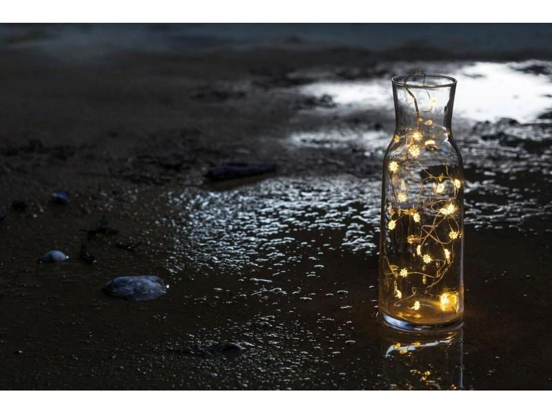 Sirius LED Lichterkette Angel Hair Silke 1.9 cm Blume Silber 3 Sirius LED Lichterkette Angel Hair Silke 1.9 cm Blume Silber – Bild 3