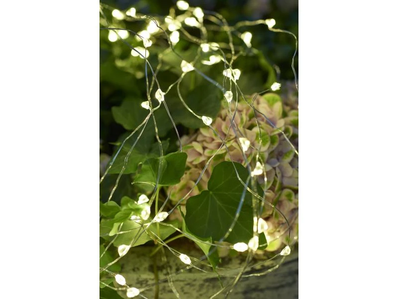 Sirius LED Lichterkette Angel Hair Maggie 1 m Diamant Silber 3 Sirius LED Lichterkette Angel Hair Maggie 1 m Diamant Silber – Bild 3