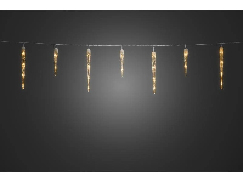 Konstsmide LED-Lichterkette Eiszapfen, 96 LED, 5 m, Outdoor 2 Konstsmide LED-Lichterkette Eiszapfen, 96 LED, 5 m, Outdoor – Bild 2