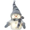 Star Trading Schneemann LED 25 cm grau