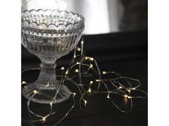 Star Trading LED Lichterkette Angel Hair String 4 m, 40 LED Silber