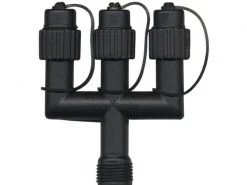 Star Trading Verteiler System 24, 3-Fach 11 cm Schwarz