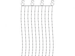 Star Trading LED-Lichtervorhang Dew Drop 1 m, 200 LED
