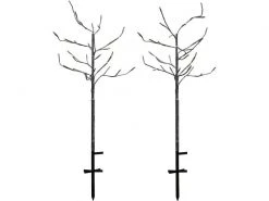 Sirius Weihnachtsbaum Alex, 2er-Set, 80 cm, Schwarz