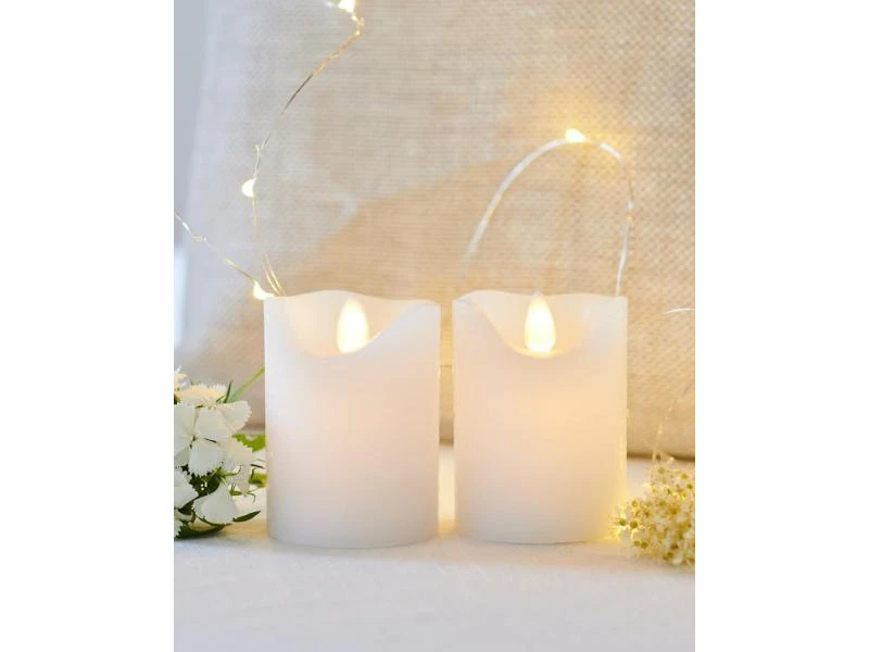 Sirius LED-Kerzen Set Sara Mini, 2 x Ø 5 x 6.5 cm, Weiss 4 Sirius LED-Kerzen Set Sara Mini, 2 x Ø 5 x 6.5 cm, Weiss – Bild 4