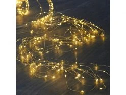 Sirius LED Lichterkette Angel Hair Knirke Cluster 1.5 m Gold
