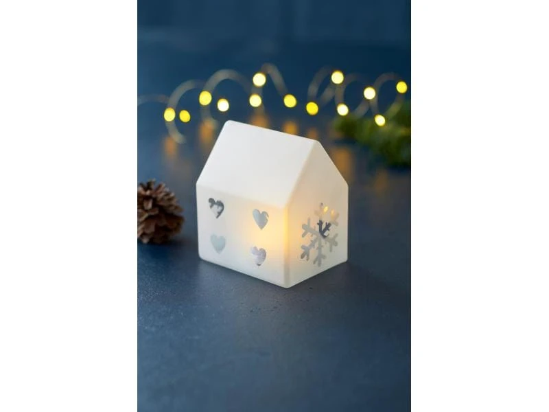 Sirius Tischdeko Santa Haus, 11.5 cm 2 Sirius Tischdeko Santa Haus, 11.5 cm – Bild 2