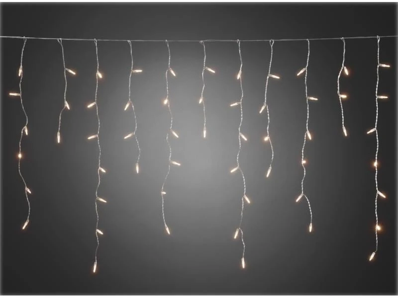 Konstsmide LED-Lichtervorhang Eisregen, 200 LED, 5.07 m, Outdoor 2 Konstsmide LED-Lichtervorhang Eisregen, 200 LED, 5.07 m, Outdoor – Bild 2
